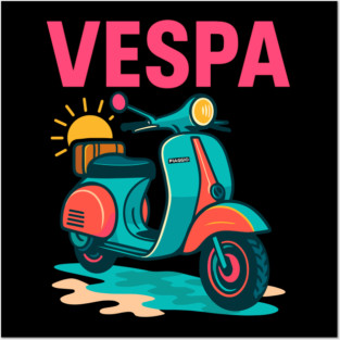 Vespa Posters and Art