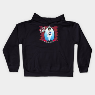 Virgin of Guadalupe New York Style Kids Hoodie
