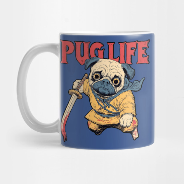 Pug Life Warrior - Anime Style Fighter Pug by TuncGK
