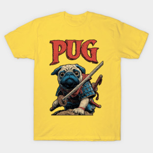 Pug Samurai - Honorable Warrior Dog T-Shirt