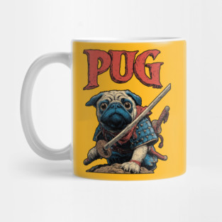 Pug Samurai - Honorable Warrior Dog Mug