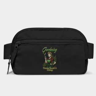 Gardening Because Murder Is Wrong – Retro Weed Plant Queen Bag