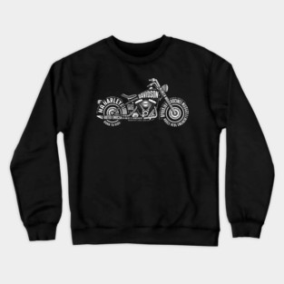 Be The Identity - Harley by BonGanze for Motorcycle Riders Crewneck Sweatshirt