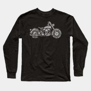 Be The Identity - Harley by BonGanze for Motorcycle Riders Long Sleeve T-Shirt