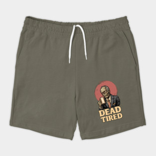 Dead Tired - Zombie Coffee Addict Office Life Shorts