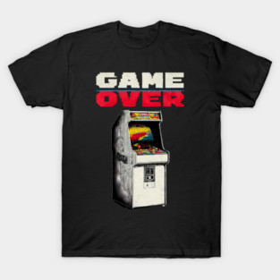 Game Over - Retro Arcade Cabinet Classic Gaming T-Shirt