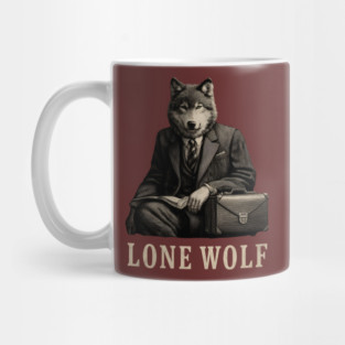 Lone Wolf Businessman - Corporate Alpha Mindset Mug