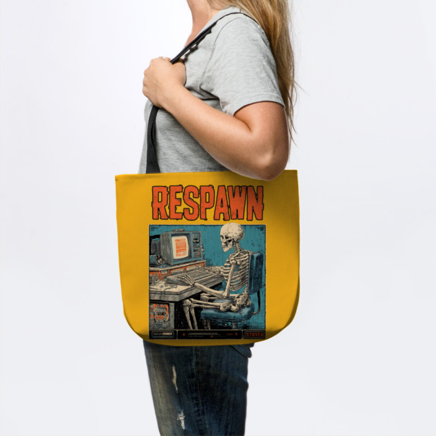 Respawn Skeleton Gamer - Dark Gaming Afterlife by TuncGK