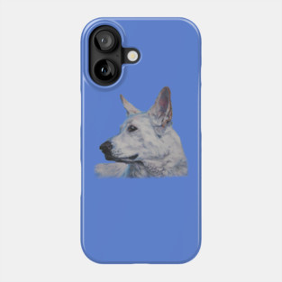 German Shepherd Fine Art Painting Phone Case
