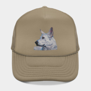 German Shepherd Fine Art Painting Hat