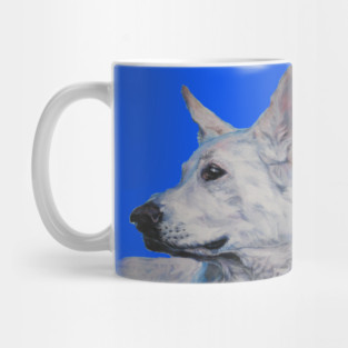 German Shepherd Fine Art Painting Mug