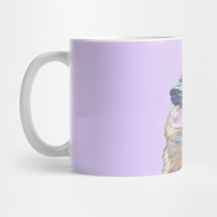 German Shepherd Fine Art Painting Mug