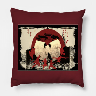art images about the Wutang clan Pillow