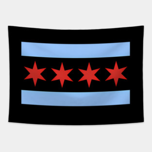 Chicago Flag City Of Chicago Tapestry