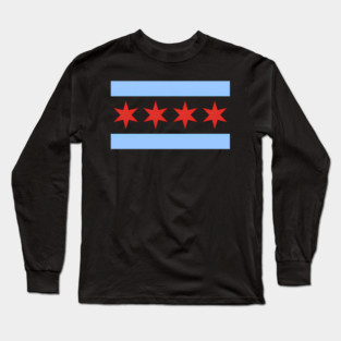 Chicago Flag City Of Chicago Long Sleeve T-Shirt
