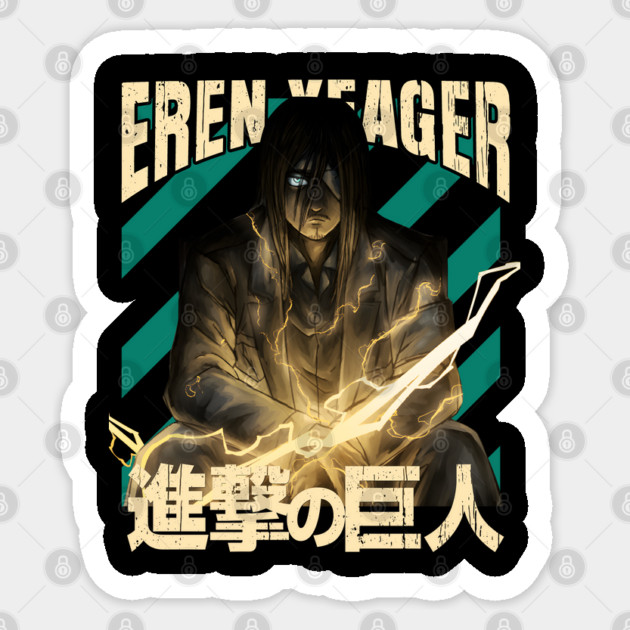 Attack on Titan: The Legacy of Eren Yeager Sticker by Otaku Vibes