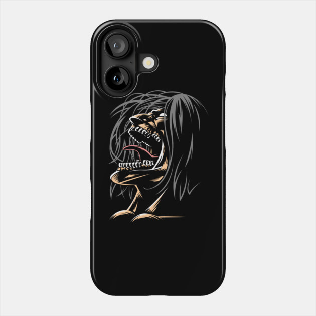 Attack on Titan: The Power of the Attack Titan Phone Case by Otaku Vibes