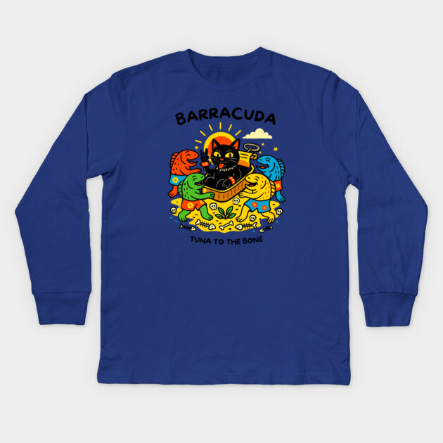 BARRACUDA Kids Long Sleeve T-Shirt by Fabrik