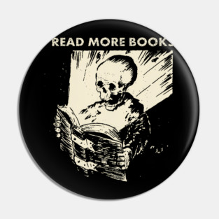 Skeleton Read More Books Pin