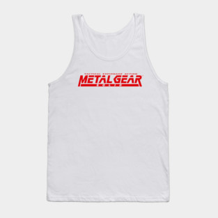 Metal Gear Solid Retro Solid Snake Tank Top