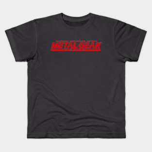Metal Gear Solid Retro Solid Snake Kids T-Shirt