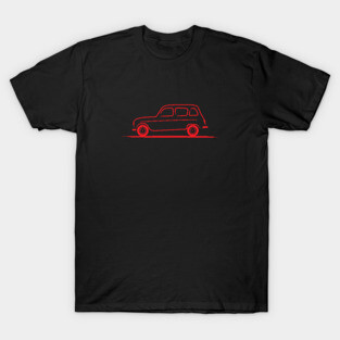 Renault R 4 Renault R4 Red T-Shirt