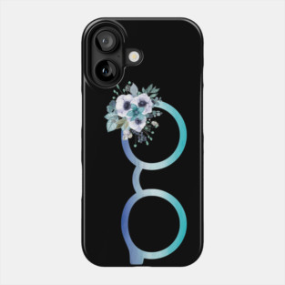Eyeglasses With Flowers Phone Case