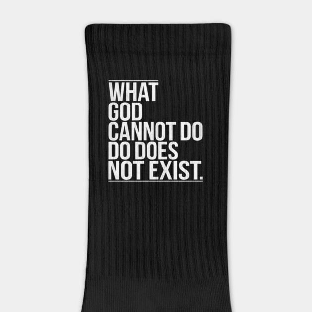 What God Cannot Do Don't Exist Christian Gift by Jonas 's Store