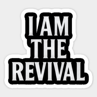 I Am The Revival Ezekiel Christian Gift Sticker