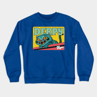 Derpy-Tiger Crewneck Sweatshirt