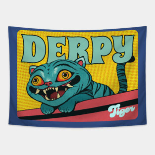 Derpy-Tiger Tapestry