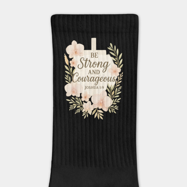 Be Strong and Courageous Christian Gift by Jonas 's Store