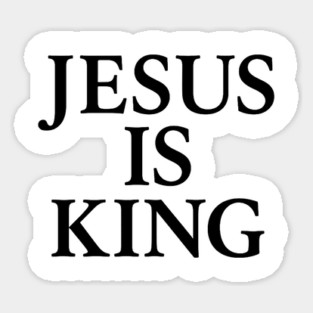 Jesus Is King Christian Gift Magnet