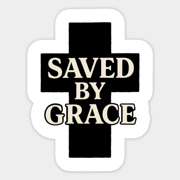 Saved By Grace Christian Gift Magnet by Jonas 's Store