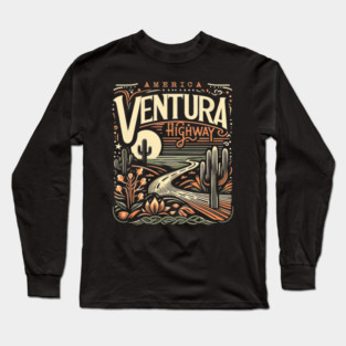 America band, Venture Highway, 70s band, folk rock Long Sleeve T-Shirt