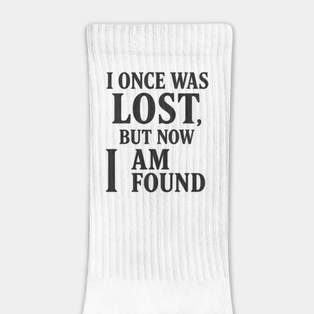 I Once Was Lost, But Now I am Found Christian Gift by Jonas 's Store