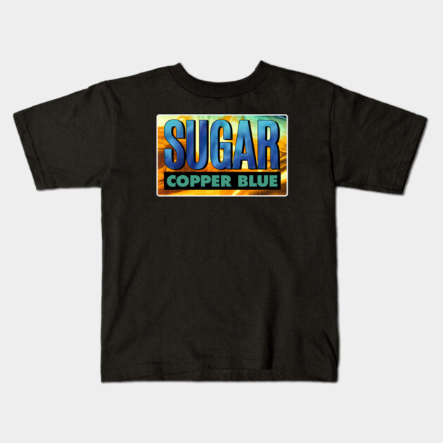 Sugar Copper Blue Fan Art Kids T-Shirt by Timeless Chaos
