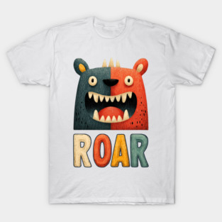 Cute Monster ROAR Tee for Kids and Inner Beasts T-Shirt