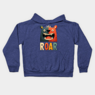 Cute Monster ROAR Tee for Kids and Inner Beasts Kids Hoodie