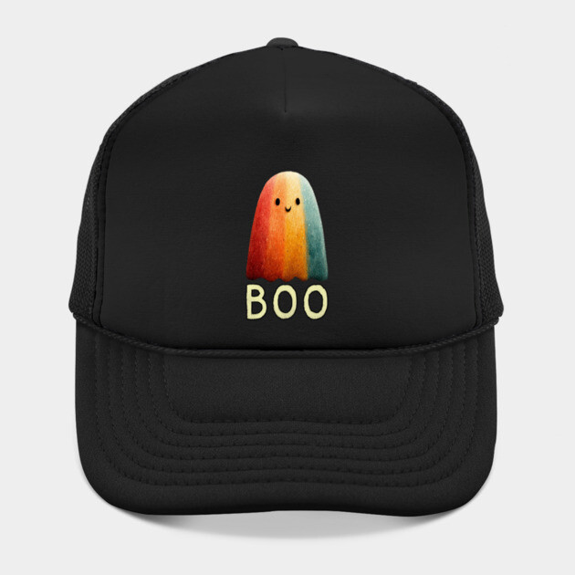 BOO! Cute Retro Ghost Tee for Halloween or Everyday Haunts by TuncGK