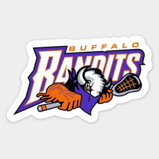 Buffalo Bandits Crossover Logo 2 Sticker