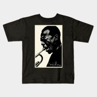 Abstract Miles Poster Kids T-Shirt