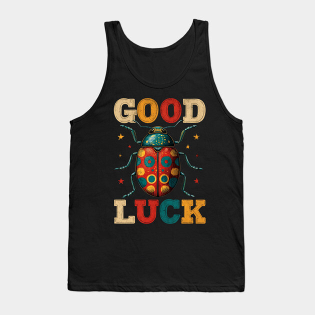 Ladybug Good Luck Tee for Nature Lovers & Whimsical Souls Tank Top by TuncGK