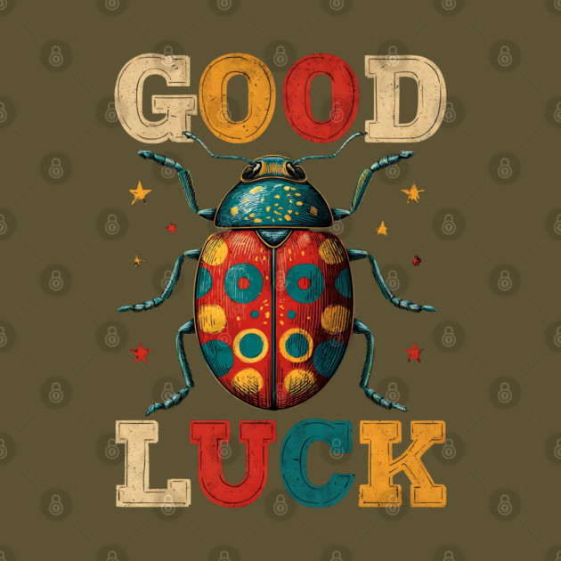 Ladybug Good Luck Tee for Nature Lovers & Whimsical Souls by TuncGK