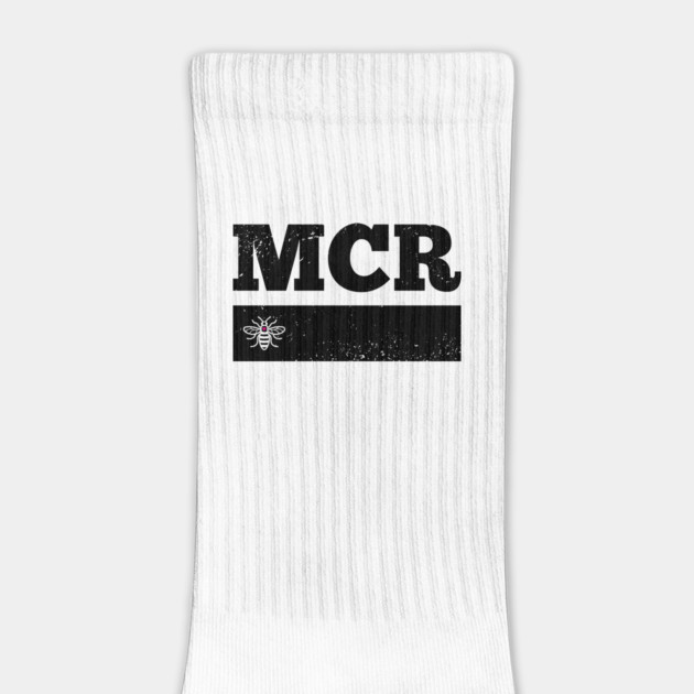 Black Love MCR Manchester Worker Bee Retro Grunge by Butter Creative