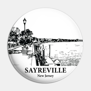 Sayreville - New Jersey Pin