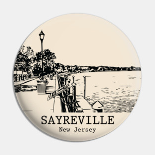 Sayreville - New Jersey Pin