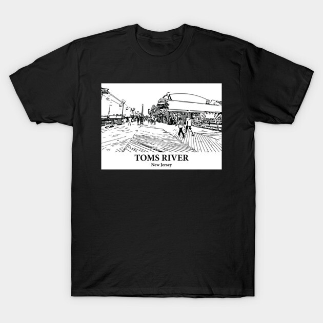 Toms River - New Jersey T-Shirt by Lakeric