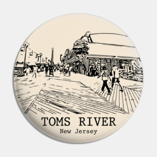 Toms River - New Jersey Pin