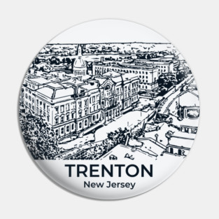 Trenton - New Jersey Pin